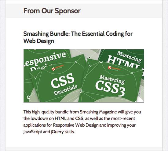 Advertise Css Weekly