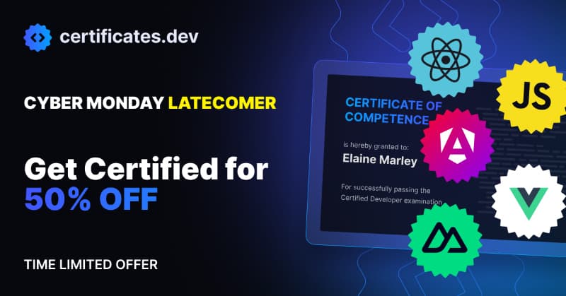Last Chance: Get Certified with up to 50% OFF