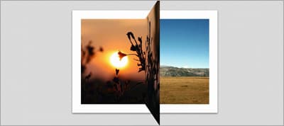 Create a page turn effect