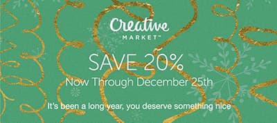 Save 20% on Premium Design Resources Now Through December 25
