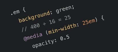 PX, EM or REM Media Queries?