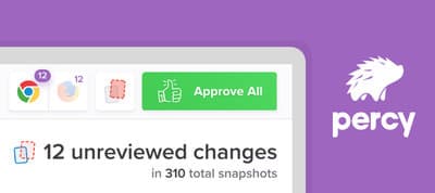 Free visual testing with Percy