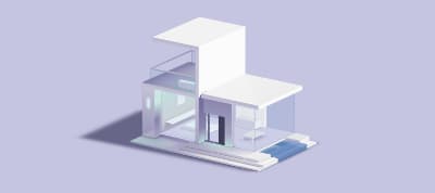 3D Modern House - Pure CSS