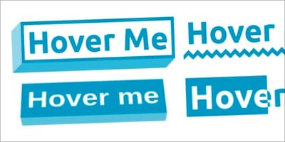 Cool CSS Hover Effects That Use Background Clipping, Masks, and 3D