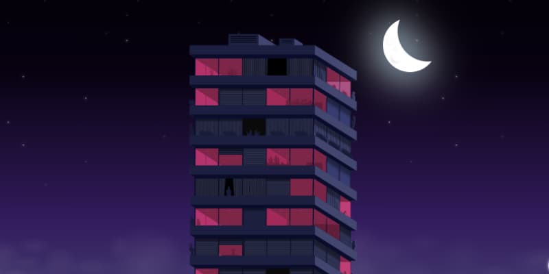 City Life - Day & Night - Pure CSS