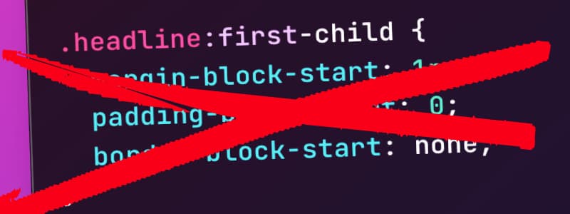 ▶ Stop Rewriting Your CSS! Use :not() Instead