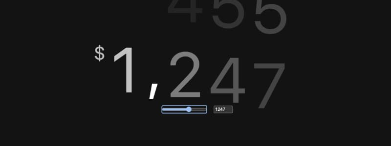 View Transitions - Input Number Changed