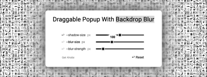 CSS Blurry Shimmer Effect