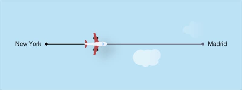 Flight Slider - HTML+CSS