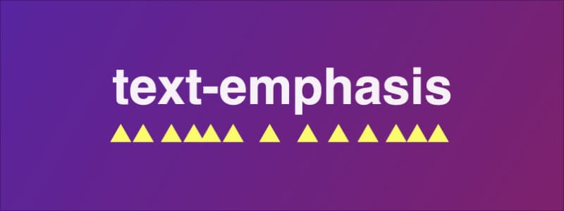 Should you use text-emphasis CSS Property for your headlines?