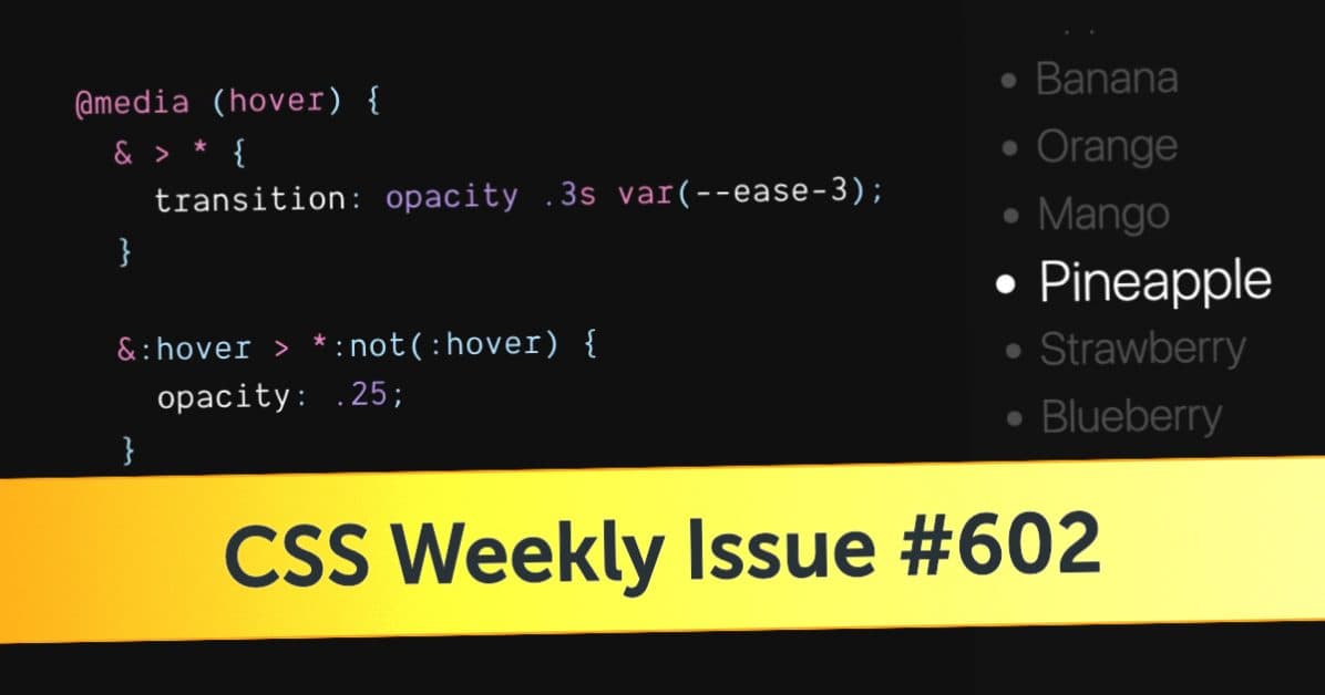 Issue #602