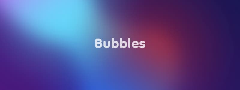 Bubbles Background Animation
