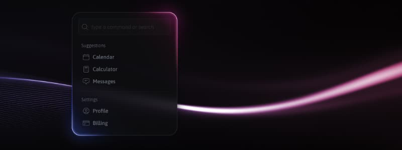 Neon Glass Context Menu