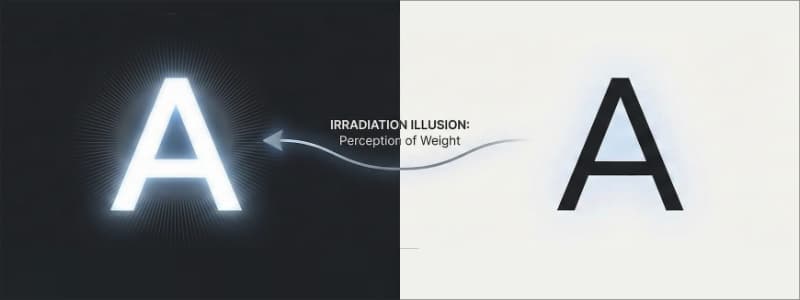 Using CSS To Fix the Irradiation Illusion