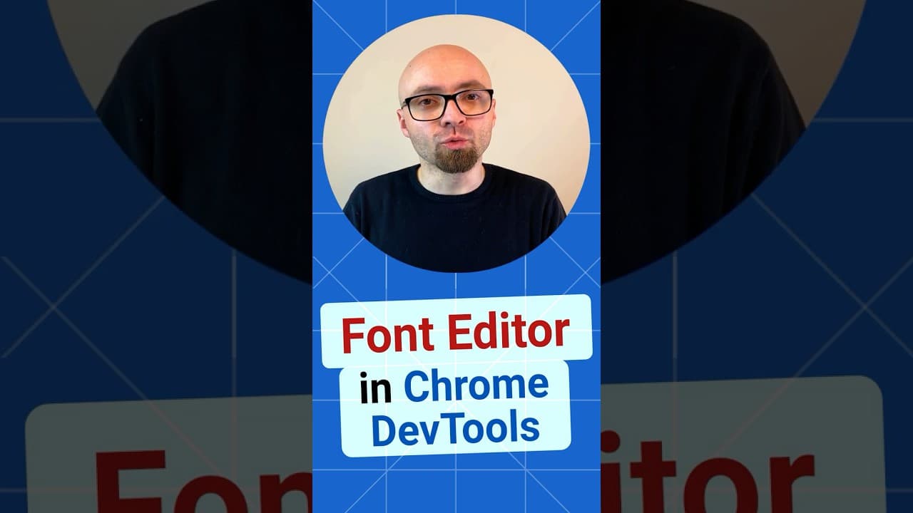 Enable Font Editor in Chrome DevTools