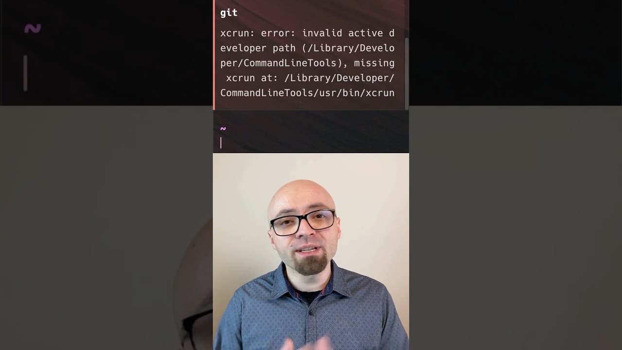 Fix git error "invalid active developer path" on macOS Ventura