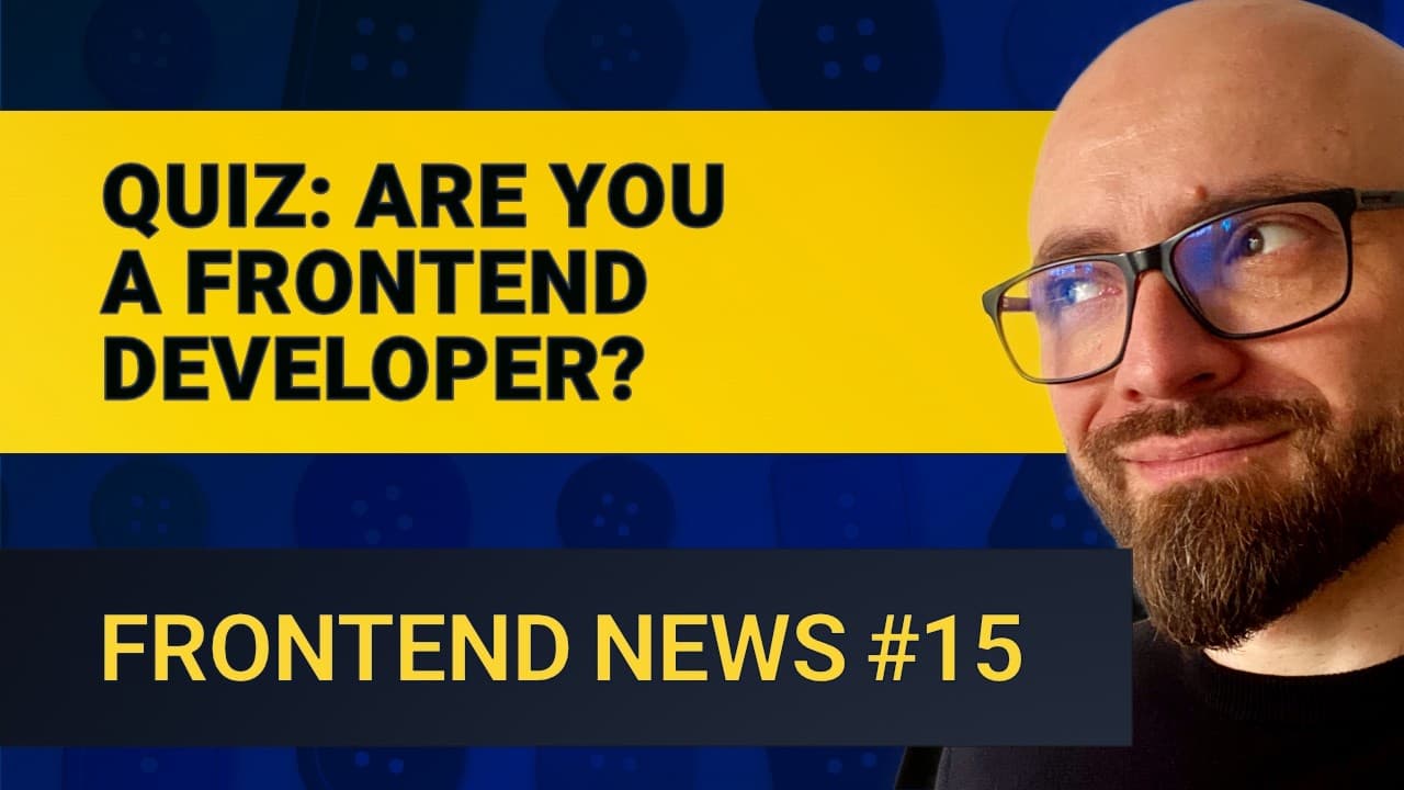 Frontend News #15: Transform Order Matters, Creative Drop Caps, Frontend Developer Quiz