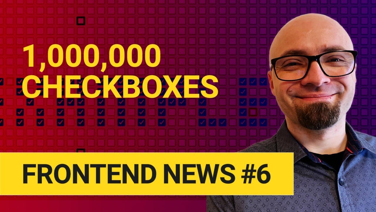 Frontend News #6: One Million Checkboxes, Can I Use CLI