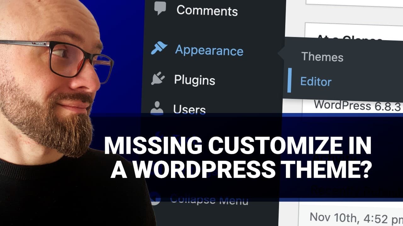 How To Add Additional CSS to a WordPress Theme When “Customize” Is Missing