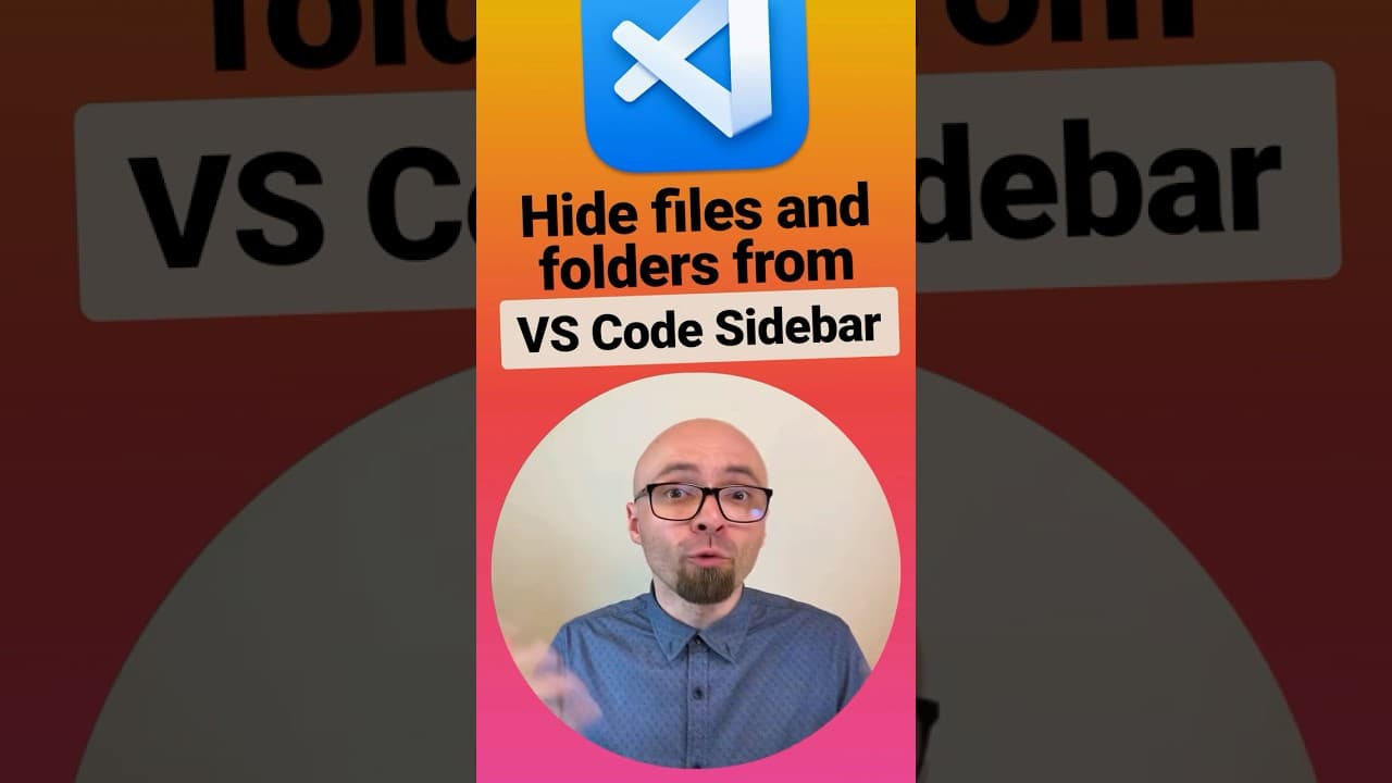 How To Hide Files and Folders From Visual Studio Code Sidebar