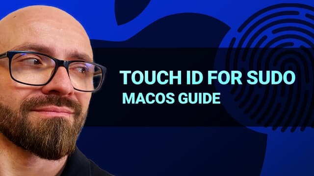 How To Use Touch ID for SUDO on macOS