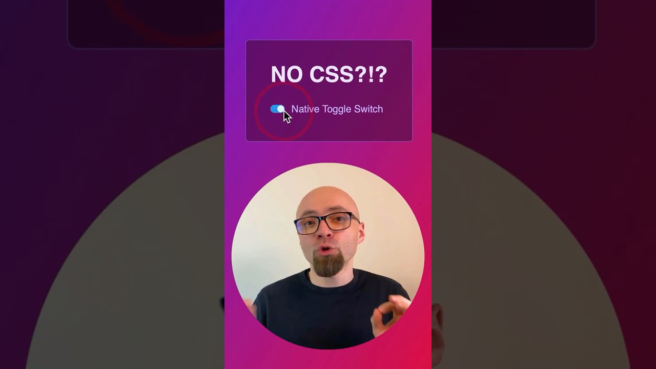 Css Switch Input Native Input Toggle Switch - CSS Weekly