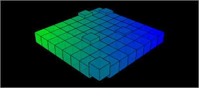 3D elevating cubes