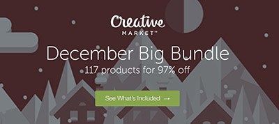 December Big Bundle: Save 97% on 117 design products