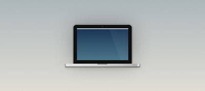 Single Element Pure CSS MacBook Pro