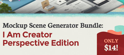 Mockup Scene Generator Bundle: I Am Creator Perspective Edition