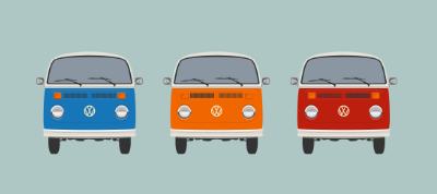 Responsive CSS VW Buses