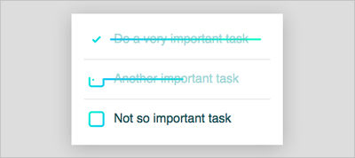 CSS-Only Todo List Checkbox Animation