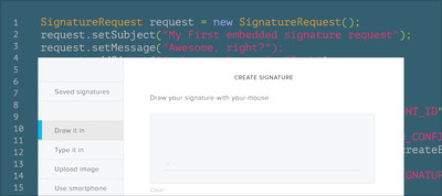 HelloSign eSignature API