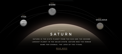 Solar System Explorer in CSS