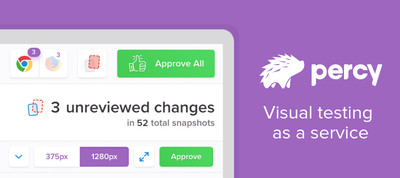 Percy: Automated visual UI testing