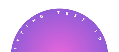 Positioning Text Along a Path with CSS