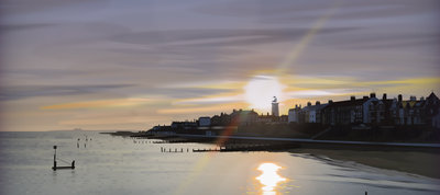 Pure CSS Landscape - An Evening in Southwold