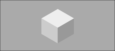 Single Div CSS Sinking Cube