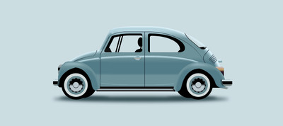 CSS ART - Vintage VW Bug