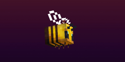 Minecraft 3D CSS Bee 🐝