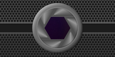 Iris Door (Hexagonal) - Pure CSS