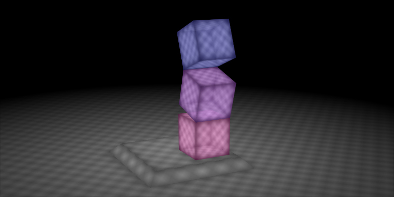 3 Cubes in 3D (CSS Only)