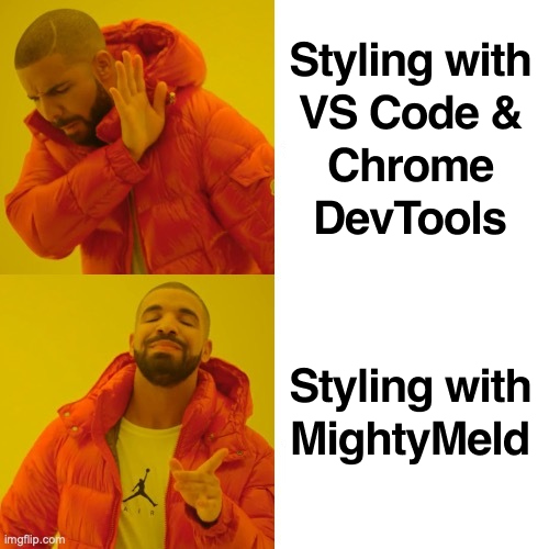 Build web apps better with MightyMeld, a visual React WYSIWYG IDE
