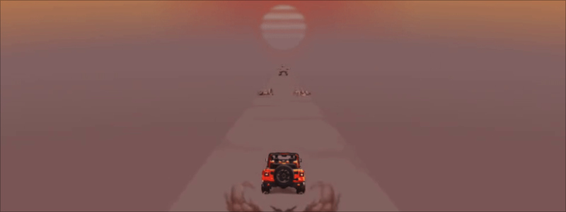 Desert Racer: World's First CSS-Only Swipe-Aware Game!