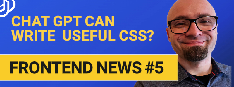 ▶ Frontend News #5: ChatGPT CSS, Custom Range Sliders