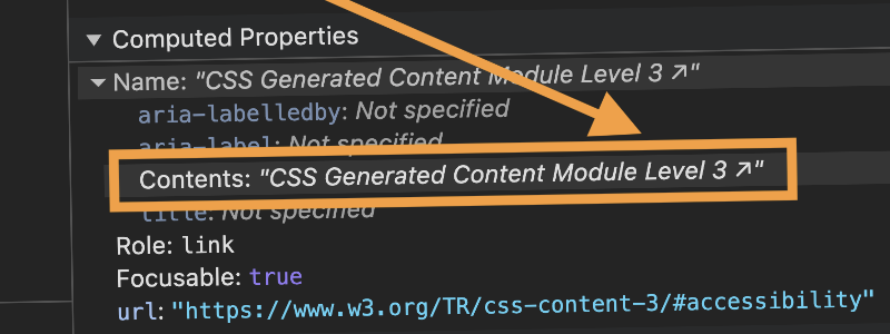 CSS to Speech: Alternative Text for CSS-Generated Content